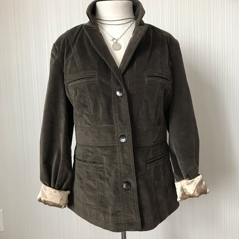 Lady Hathaway Brown Velvet Jacket
